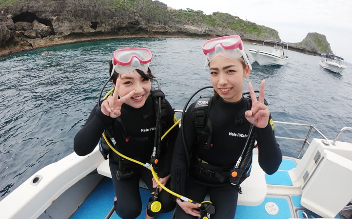 笑顔のお客さん